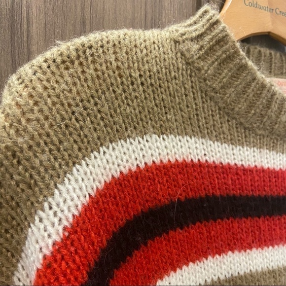 UO Oversized Striped Boyfriend Jumper 
Brown and red striped sweater - Picture 9 of 14
